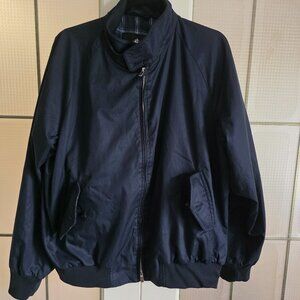 Made in England Grenfell Men's Dark Navy Harrington Jacket
